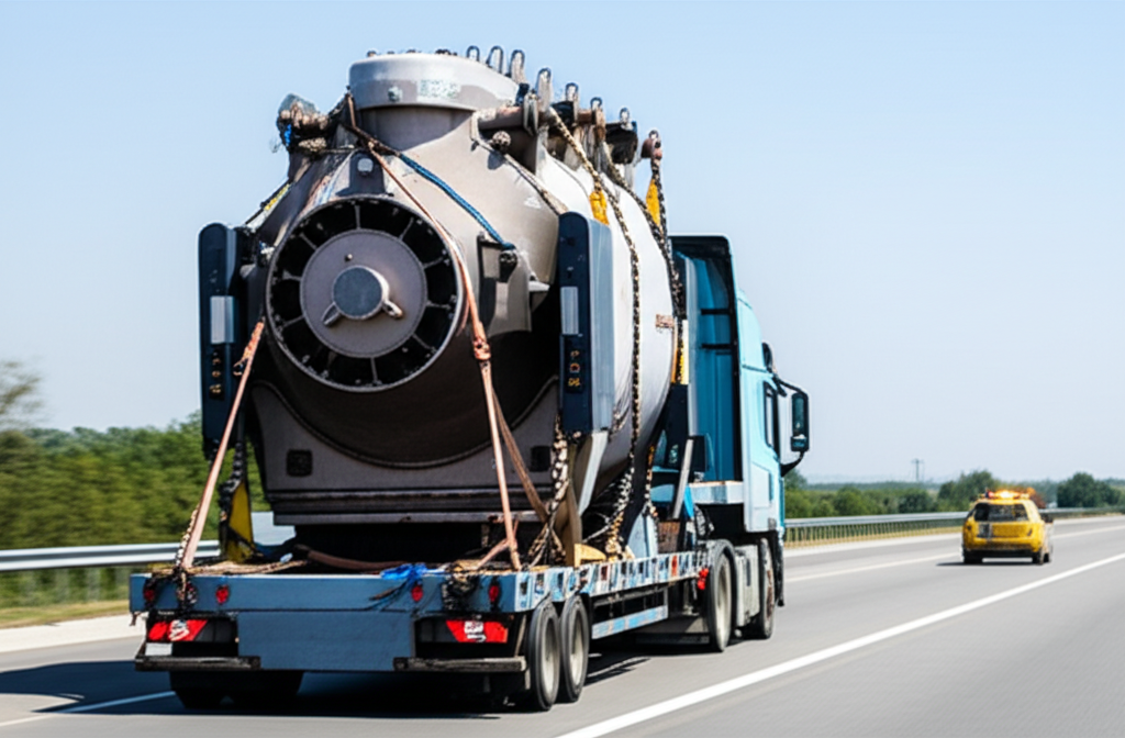 Industrial Machinery Escorted